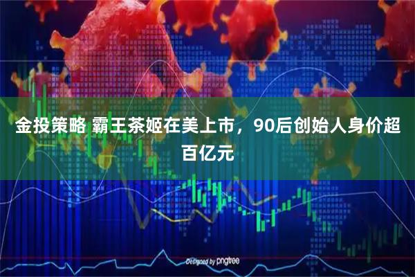 金投策略 霸王茶姬在美上市，90后创始人身价超百亿元